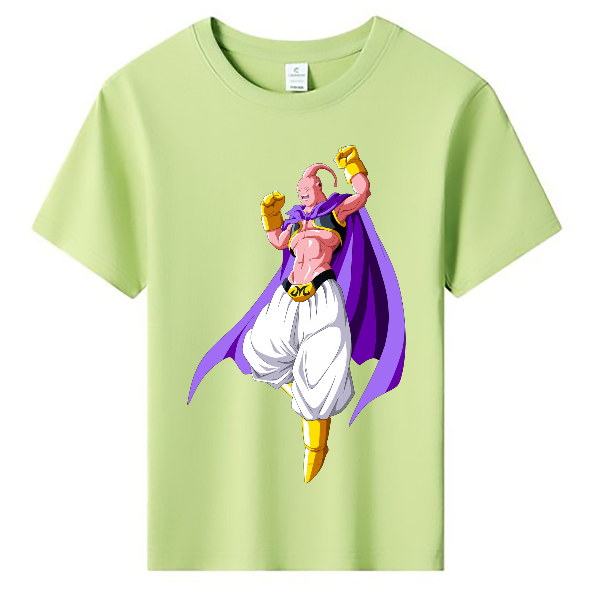 （画像用） ドラゴンボール 魔人ブウ DRAGON BALL Majin Buu 綿100％キッズTシャツ（フロントプリント）